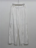 Marl Nylon Wide Slacks