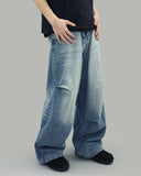 Frang washed denim pants