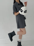 Friends Pintuck A-line Mini One Piece