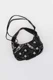 Big Bold Studded Shoulder Bag