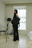 hole nylon backpack