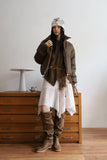 Bohemian Damaged Slit Knit
