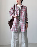 Plia Check Over Shirt
