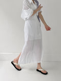 Pansy Lace H-Line Skirt