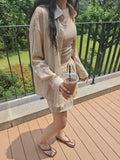 Weekend Linen Shirt Shorts Set