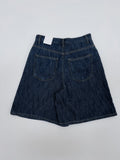 616 Wide Denim Half Pants