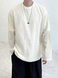 Wave Pleats Over T-Shirt