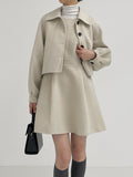 [handmade] Shael Wool Balloon Crop Short Jacket