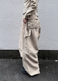 WIDE LAYER PARACHUTE PANTS