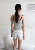 SQUARE NECK HALTER SLEEVELESS