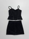 Velvet Bokashi Bustier