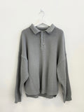 Over Balloon PK Collar Knit
