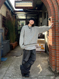 Two-tone Hachi Over Knit