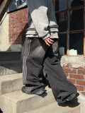 Dark Washed Track Denim