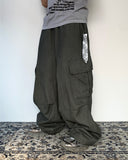 Vintage Diagonal Cargo Banding Pants