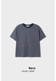 Marvin Crop Stripe Short Sleeve T-Shirt