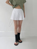 Leather buckle open toe flip-flop boots
