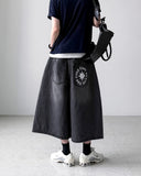 Able Lettering Bermuda Denim