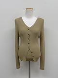 [SET] Ferral Ribbed Cardigan Sleeveless Set