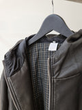 Vintage Leather Hood Jacket