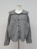 Granma Collar Knit Cardigan