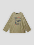 Gallery Waffle Long Sleeve Knit T-shirt