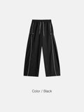 Nylon Piping Snap Pants