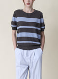 [Premium] Len Stripe Linen Knit