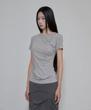 Asymmetrical Draped T-Shirt