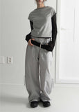 SUEDE WIDE BELT