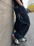 Esther Lettering Denim Pants