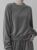 Velour Training Sweatshirt
