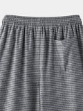 Border stripe summer pants