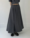 Hope Banding Long Flared Skirt
