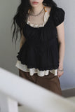 Morph shirring blouse