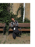 Nomad shirring check shirt