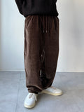 Two-Tone Velvet Banding Pants