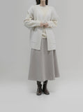 [Premium] Whole Garment Wool Back Round Knit