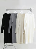 Fib V-Neck Cable One Piece