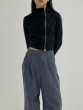 Chrome Corduroy Wide Slacks