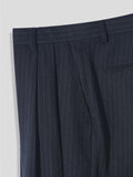 Peter Stripe Wide Slacks