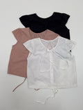 Yuke String Crop Blouse