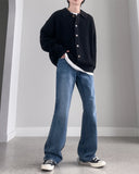 Cycling Long Bootcut Denim Pants