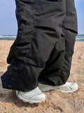 Crunch Side Shirring Pants