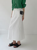 Bay Cotton High Waist H Line Skirt