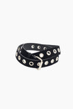 Single eyelet belt
