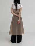 Organza Bustier Layered One Piece