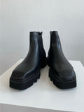 square toe chelsea boots