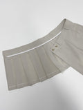 [Skirt SET] Fondue Banding Wide Slacks