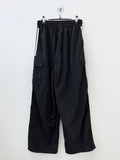 Silhouette Nylon Three-Line Cargo Pants